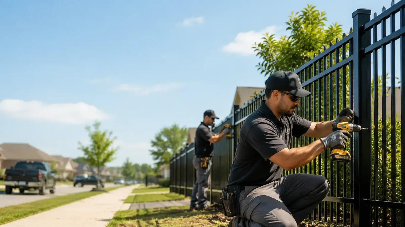 Metal Fence Installation in Bally, PA